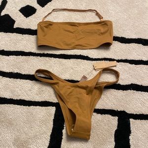 NWT! Skims Recycled Swim Bandeau & Cheeky Tanga